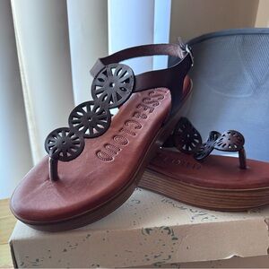 Musse & Cloud Dark Brown Laura Sandals